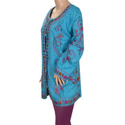 Cotton Hand Embroidered Jacket