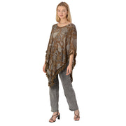 Georgette Poncho,Upcycled Free Size (Free Size)