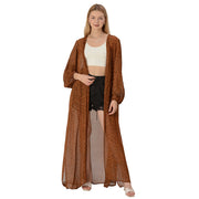 Pure Georgette Silk Long Shrug (Free Size)
