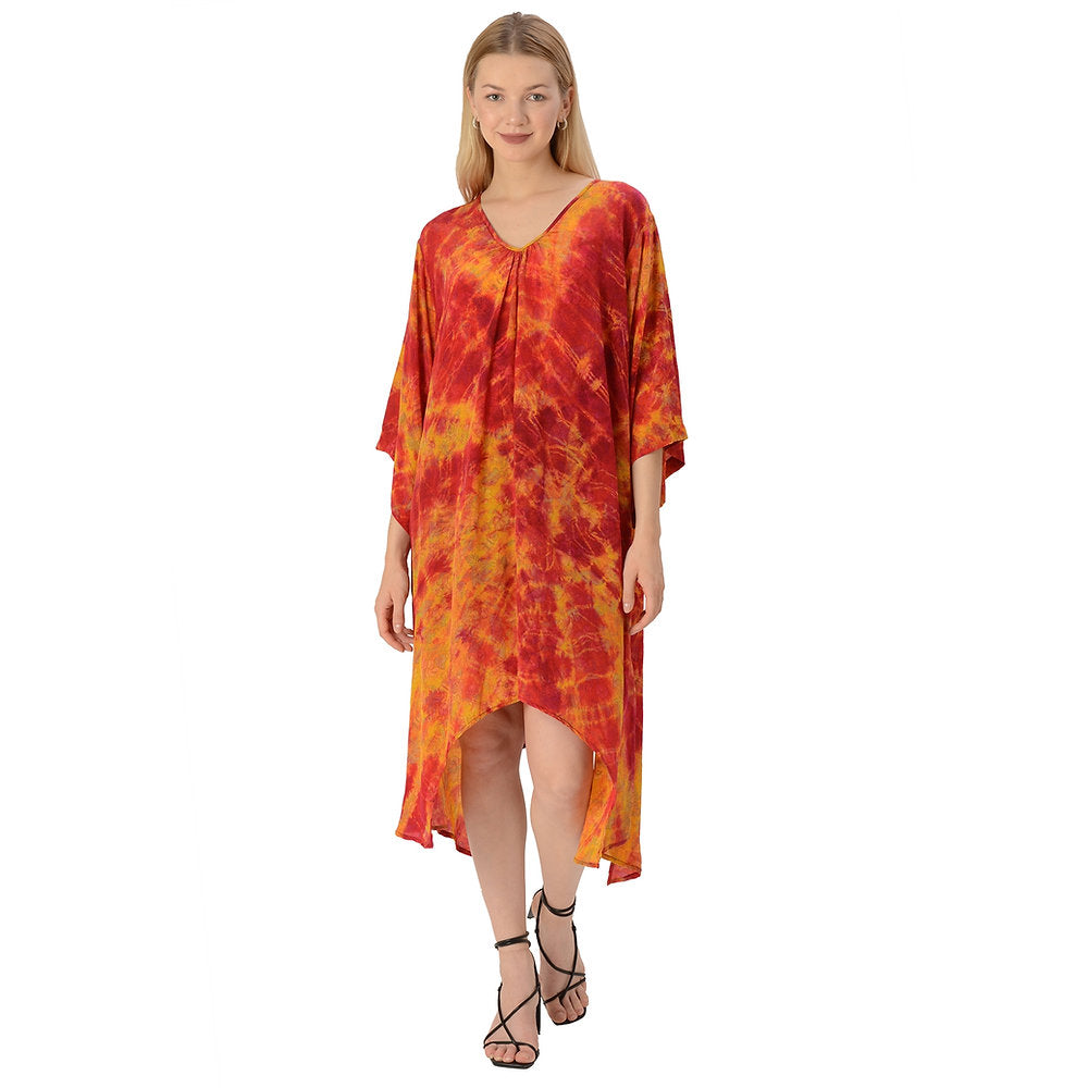 Pure Crepe Silk Long Kaftan (X-Large)