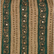 Pure Silk Hand Beaded Long Kurta Sequins Work (X-Lage)