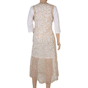 Net Mesh Handmade Fashion Style Long Kurta (Medium)