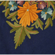 Pure Wool Hand Embroidered Poncho (Free Size)
