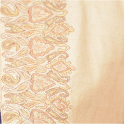 Khadi Cotton Hand Embroidered Long Open Style Shrug Jacket (Large)