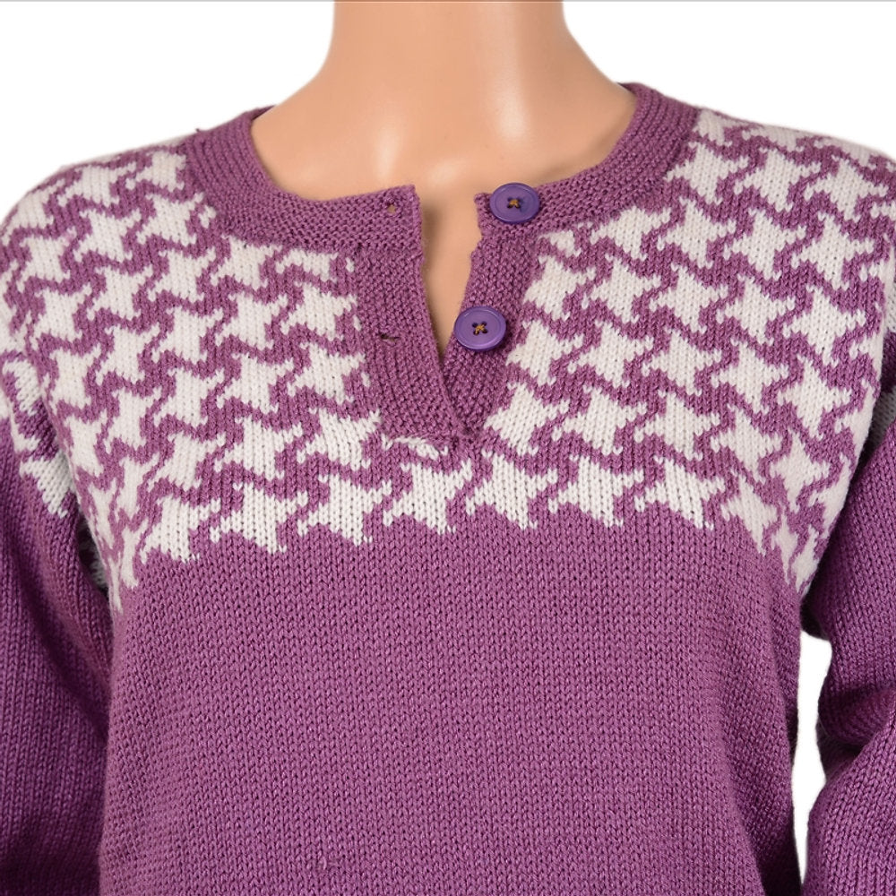 Woolen Hand Knitted Long Kurta Top (Large)