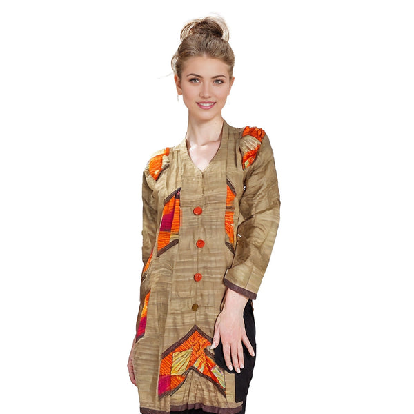 Pure Cotton A-Line Long Kurta (Small)