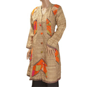 Pure Cotton A-Line Long Kurta (Small)