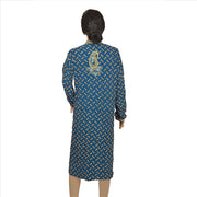 Pure Georgette Silk Hand Embroidered Long Kurta