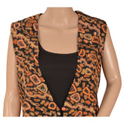 Velvet Hand Beaded Woven Short Jacket (Medium)