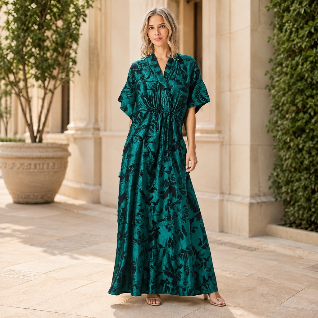 ooakvogue Emerald Kaftan Gown