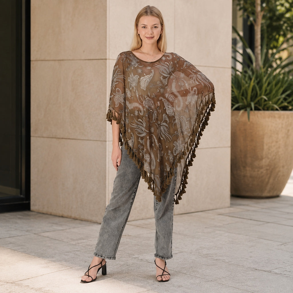 ooakvogue Olive Poncho Top